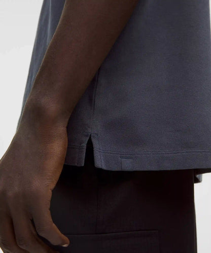Cotton Pique Short-Sleeve Polo Shirt