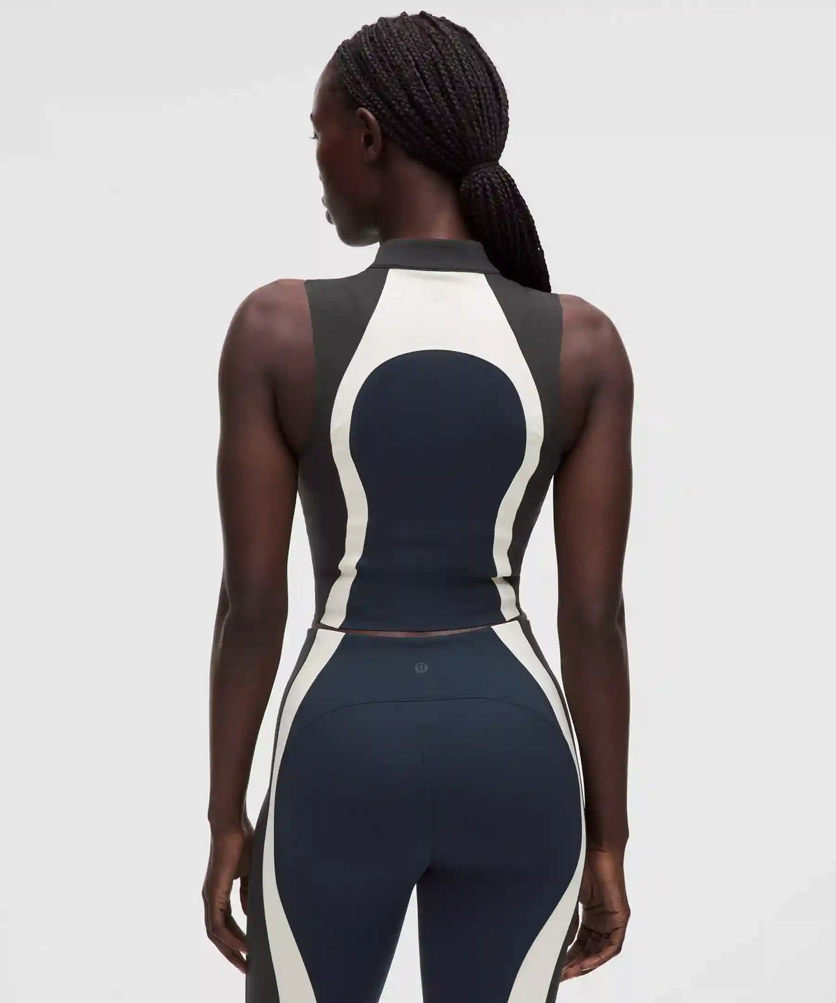 Ultralu™ Zip-Front Cropped Tank Top