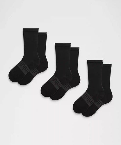 Unisex Power Stride Crew Socks *3 Pack