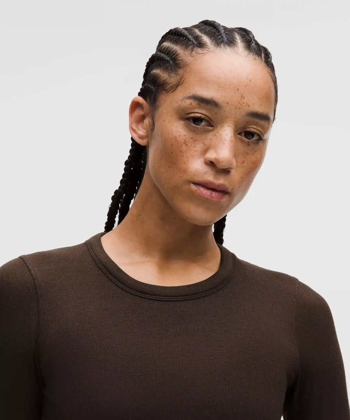 Hold Tight Straight-Hem Cropped Long-Sleeve Shirt