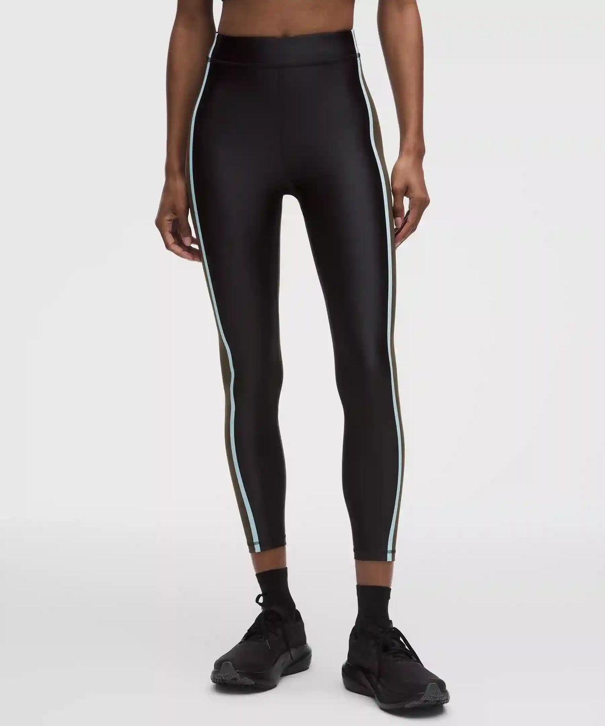 Satin Shine High-Rise Tight 25" *Stripe