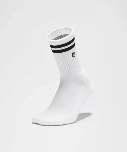Unisex Daily Essential Quarter Socks *Stripe