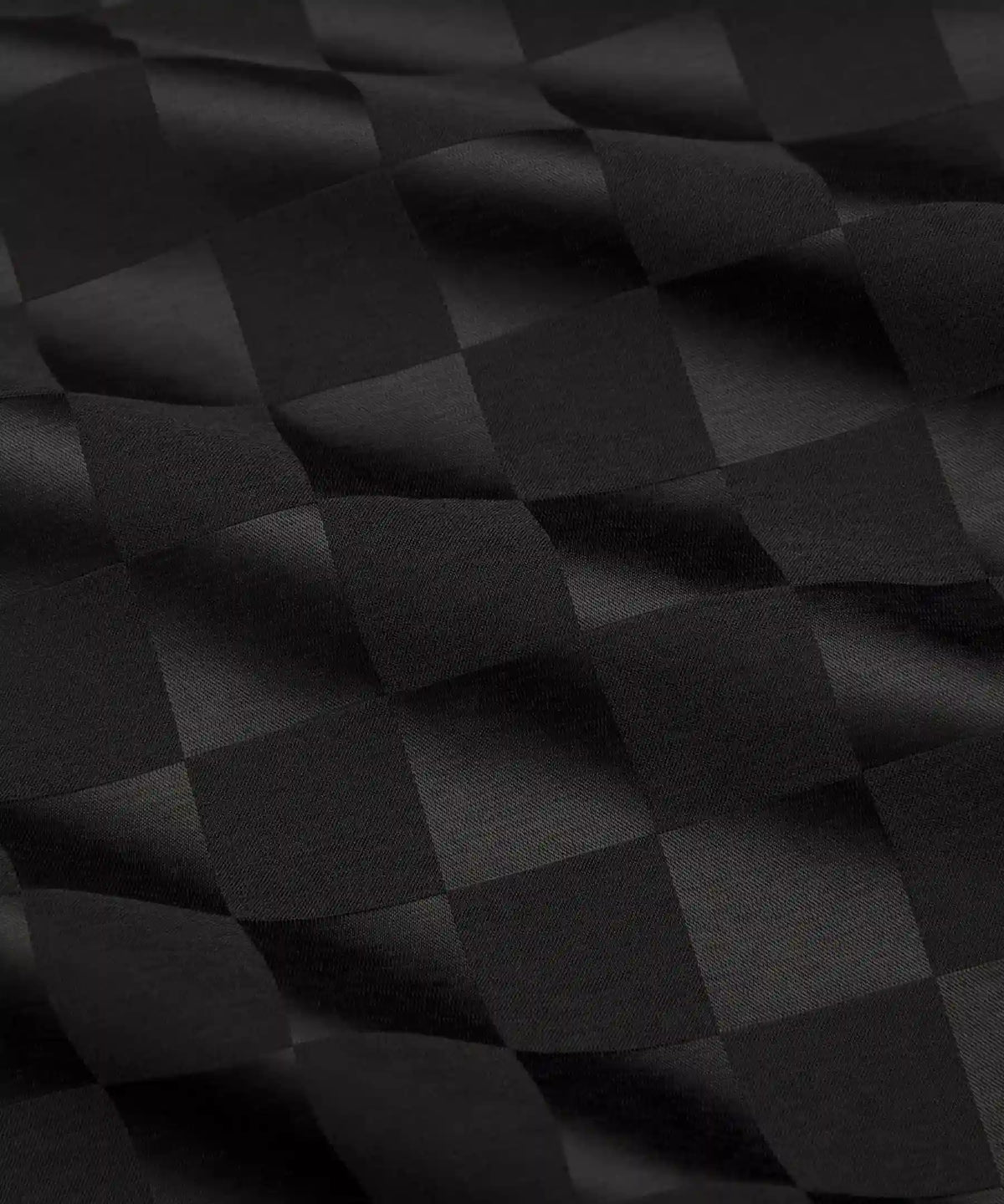 Checkerboard Satin Linerless Gym Short 7"