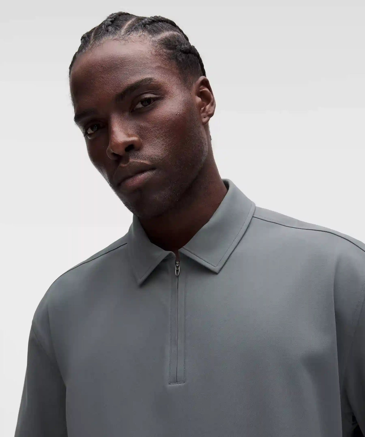 Daydrift Oversized Zip-Neck Polo Shirt