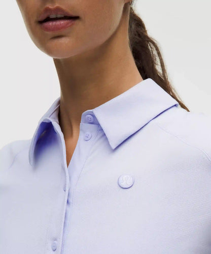 Quick-Dry Short-Sleeve Polo Shirt Straight Hem *Logo