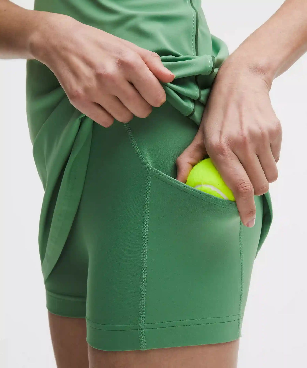 Scoop-Neck Cutout Tennis Dress