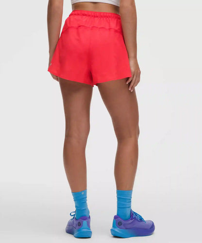 Textured Mesh High-Rise Running Short 2.5"