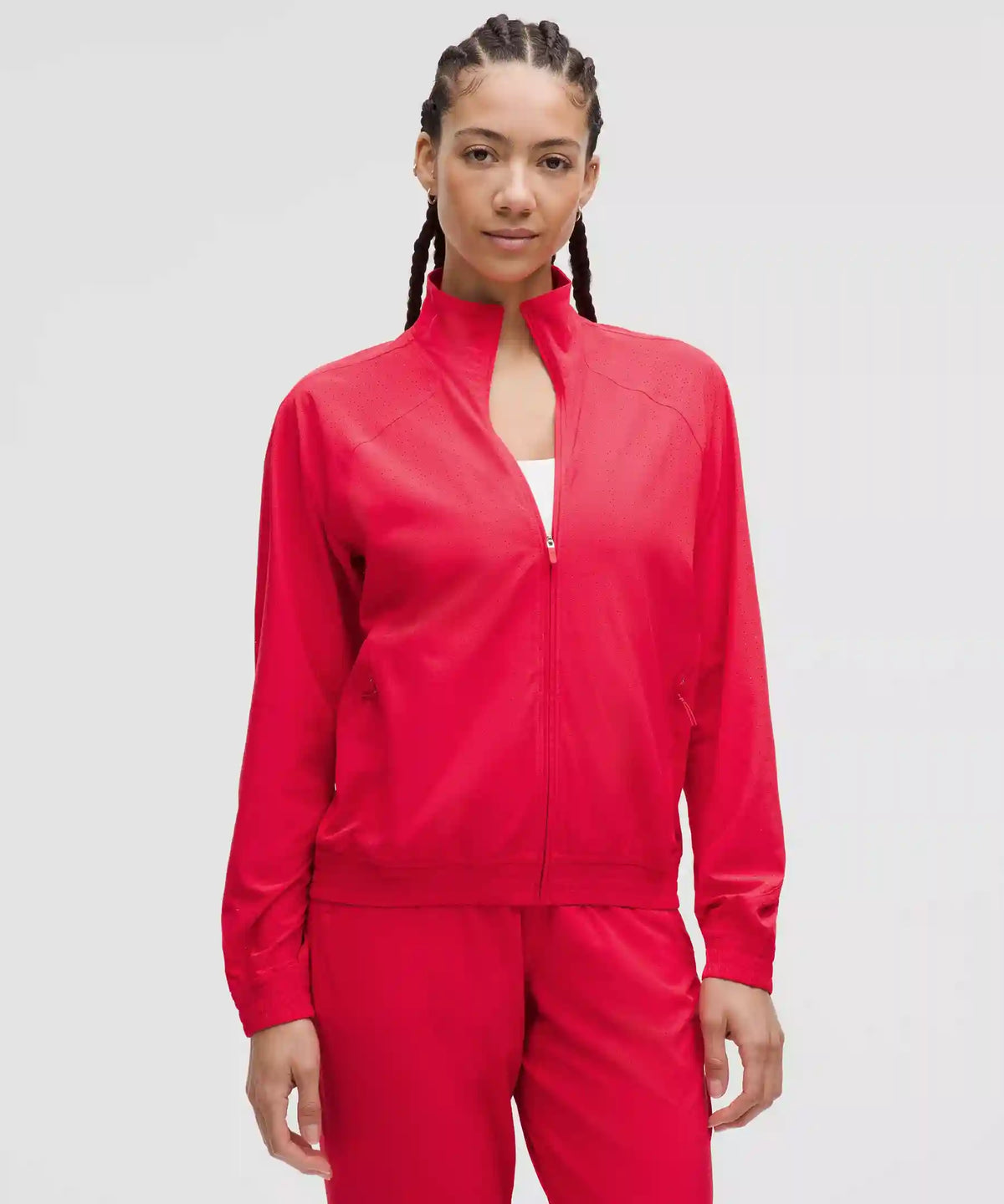 Adapted State Perforated Track Jacket