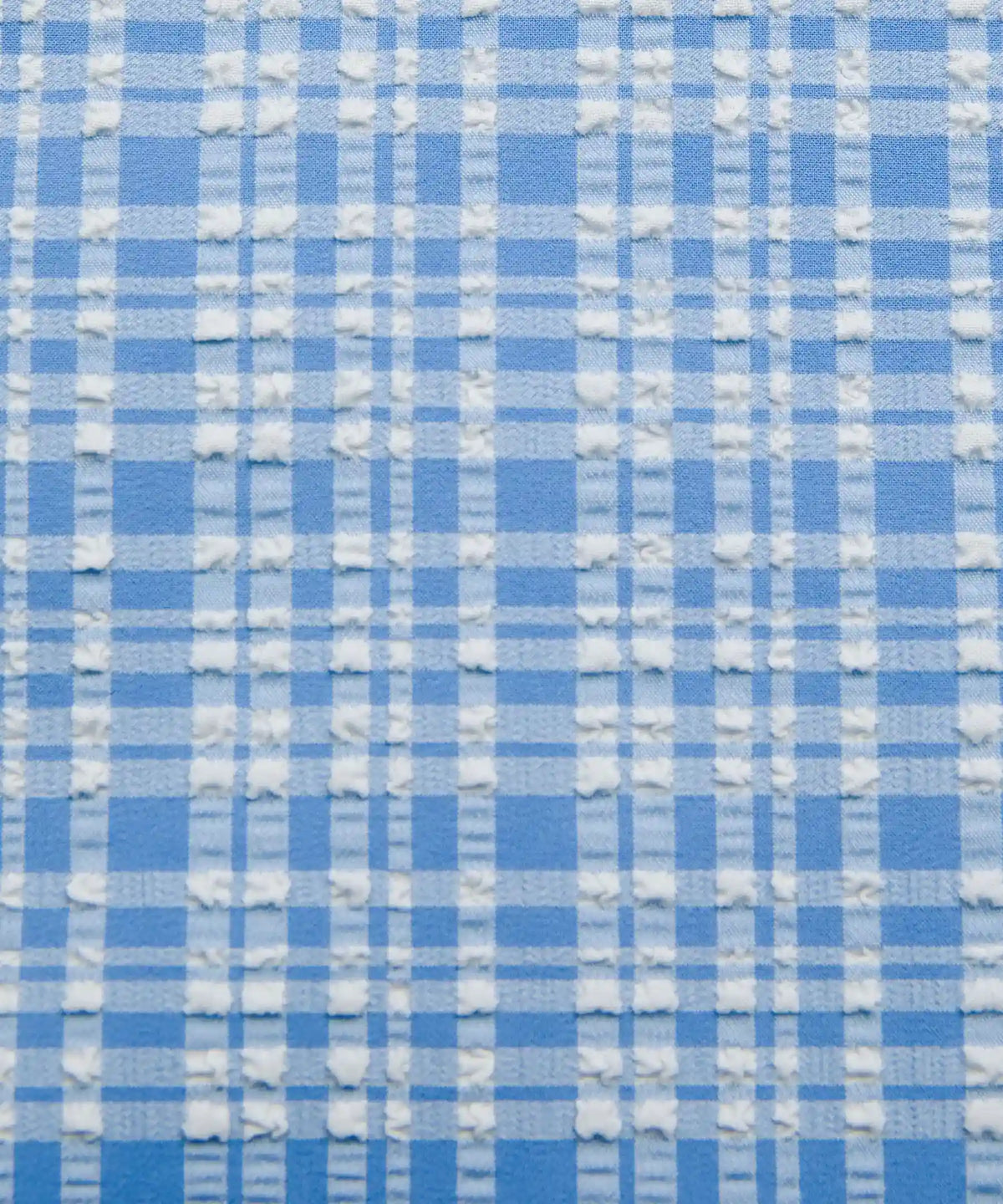 Seersucker Check Mid-Rise Pull-On Pant