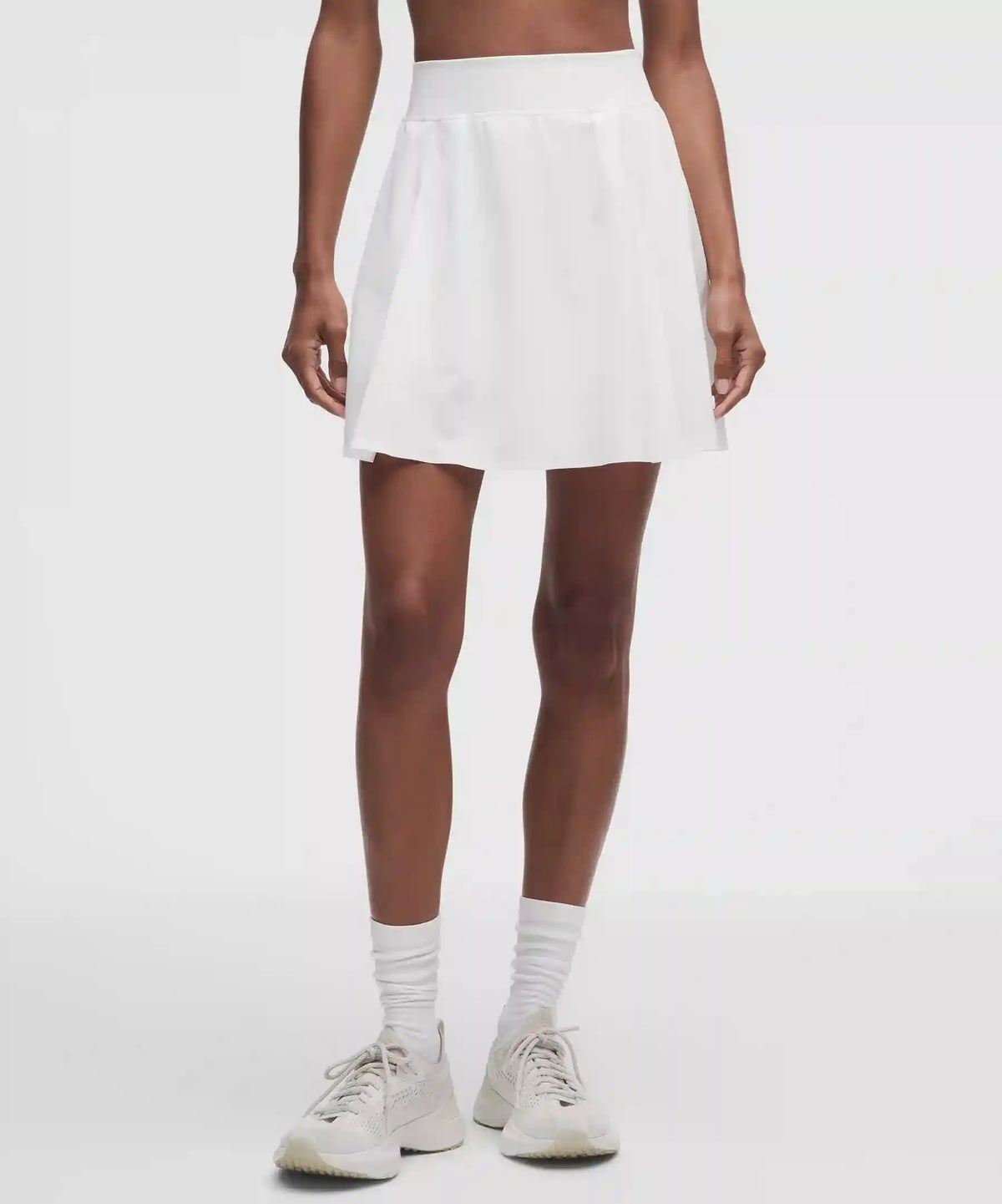 A-Line Side-Pleat Tennis Skirt *Long