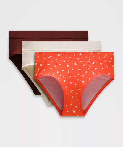 UnderEase High-Rise Bikini Underwear *3 Pack