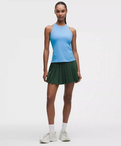 High-Rise Pleated Tennis Skirt *Long