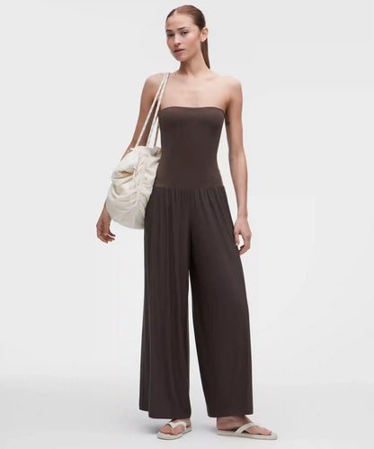 2-in-1 Wide-Leg Jumpsuit