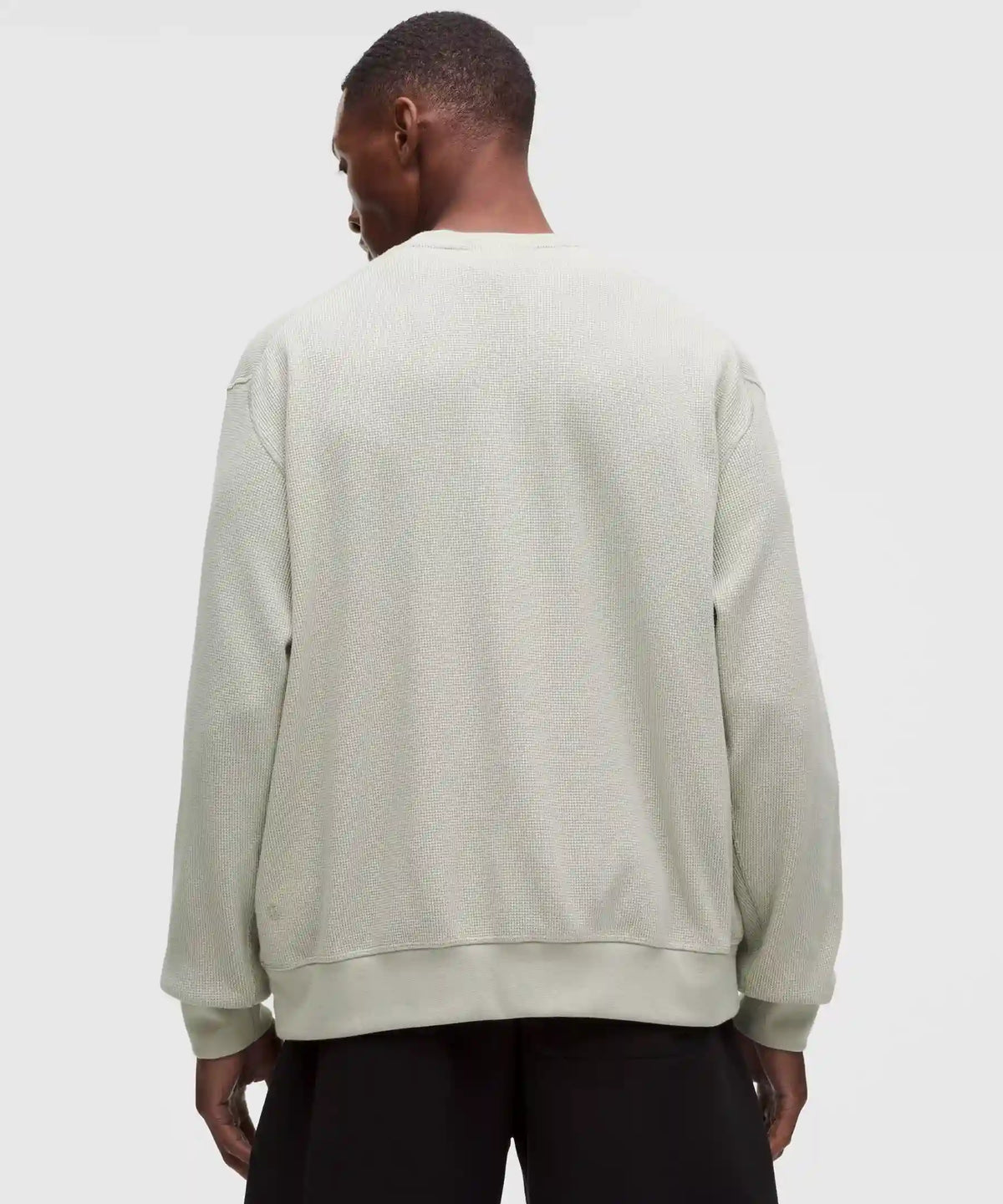 Cotton-Blend Waffle-Knit Long Sleeve