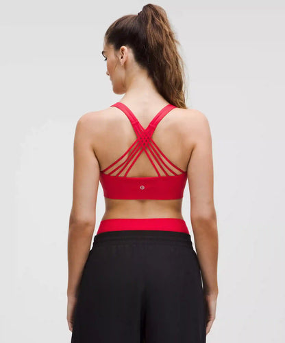 FlexyFlex Strappy Yoga Bra *Light Support, D-DDD Cups