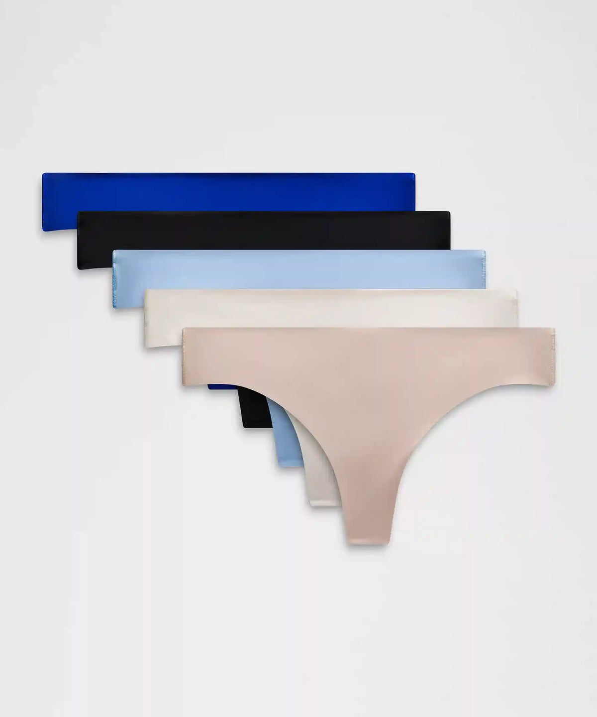 InvisiWear Mid-Rise Thong Underwear *5 Pack