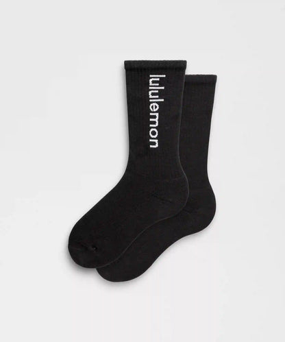 Unisex Daily Essential Crew Socks *Wordmark