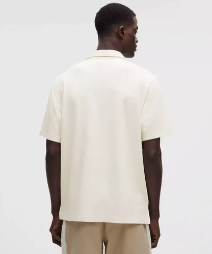 Pique Performer Johnny-Collar Short-Sleeve Shirt