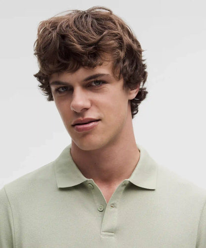 Cotton Pique Short-Sleeve Polo Shirt