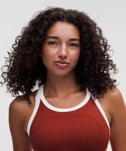 Swiftly Tech Racerback Tank Top 2.0 Waist Length *Colourblock