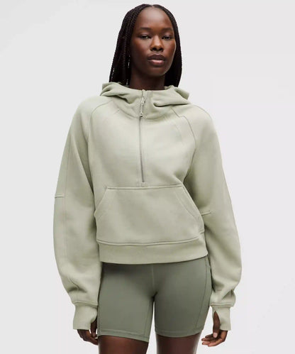 Scuba Oversized Half-Zip Hoodie