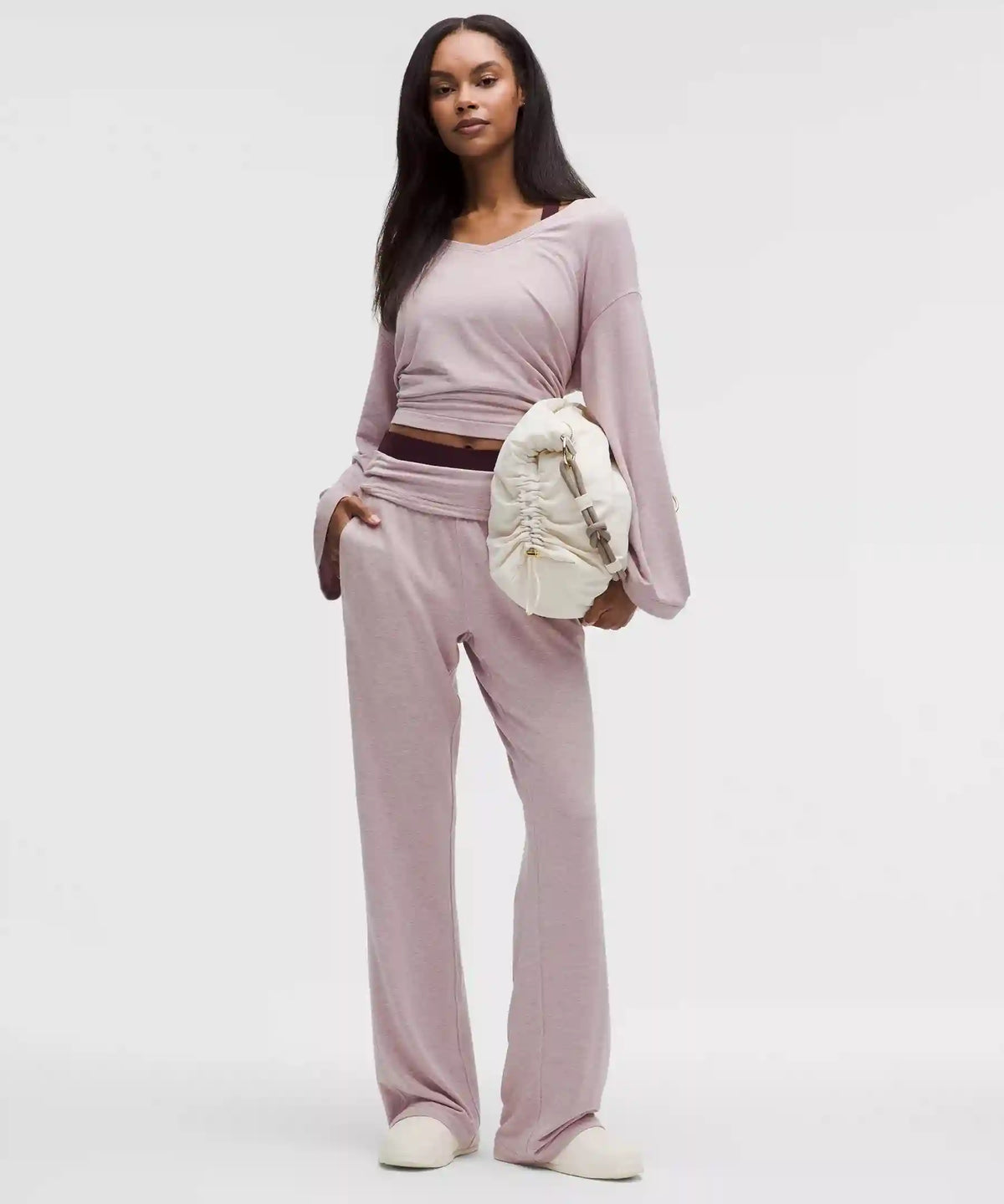 BeCalm Mid-Rise Flared Pant