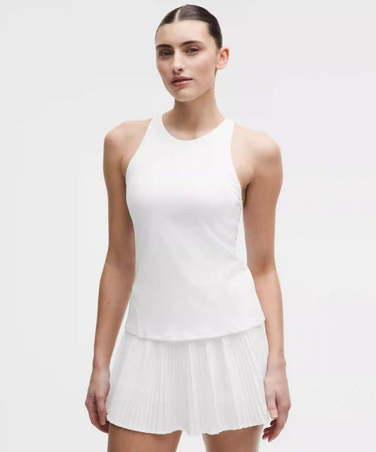 Racerback High-Neck Tennis Tank Top *B/C Cup