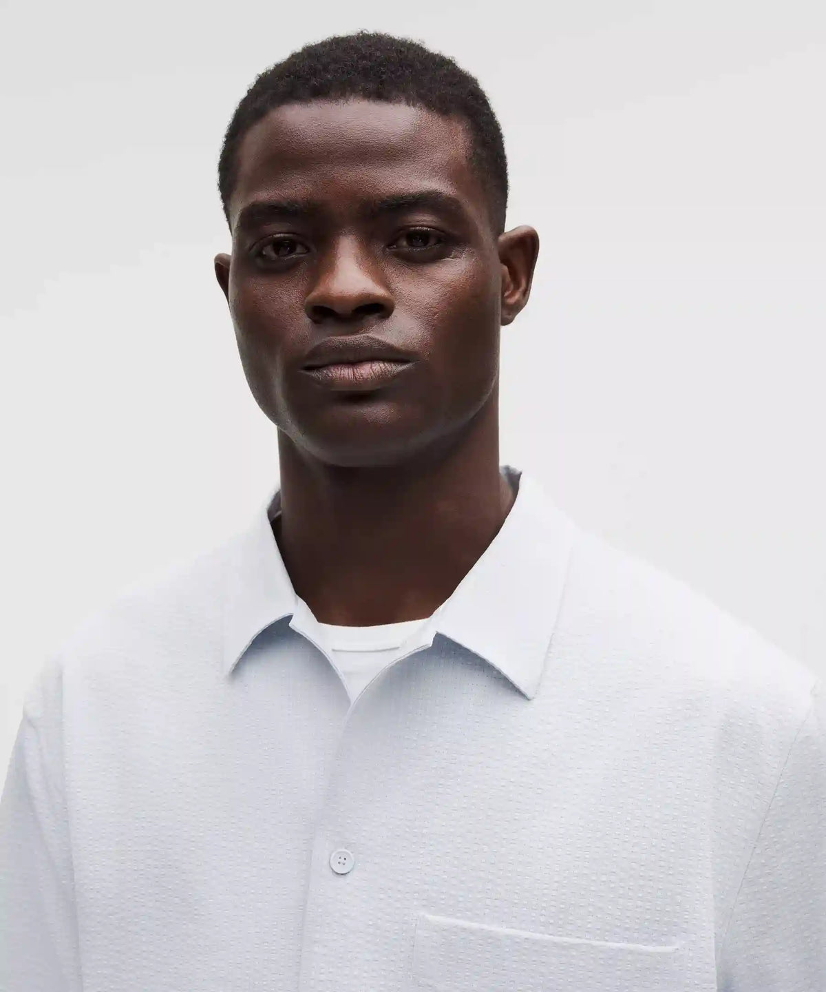 Airing Easy Camp-Collar Shirt *Textured