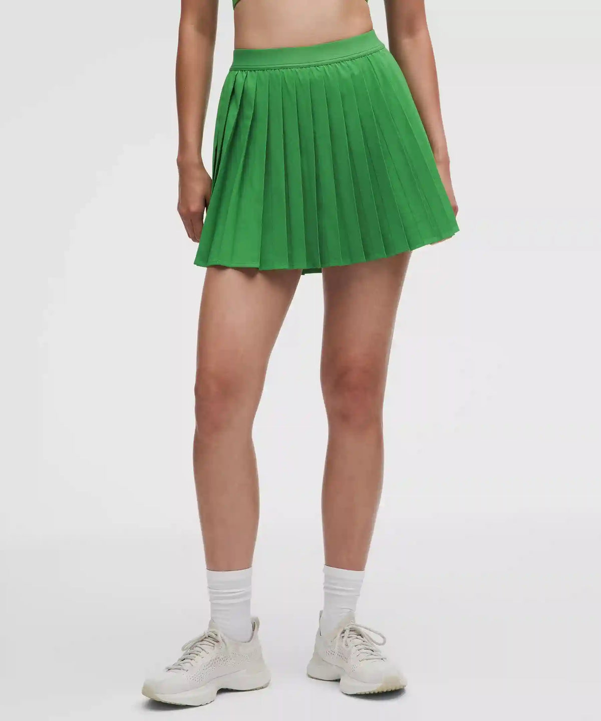 High-Rise Pleated Tennis Skirt *Long