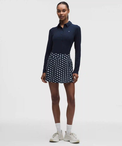A-Line Side-Pleat Tennis Skirt