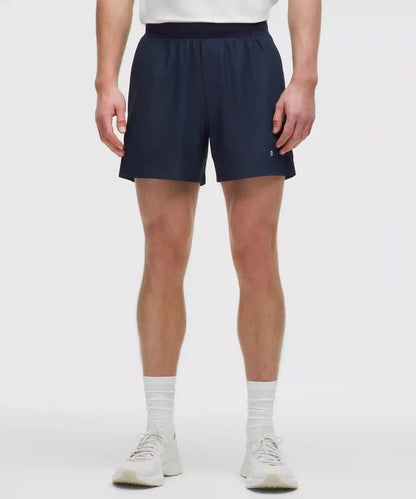 Striped Mesh Tennis Short 5"
