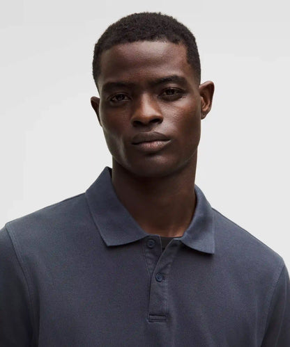 Cotton Pique Short-Sleeve Polo Shirt