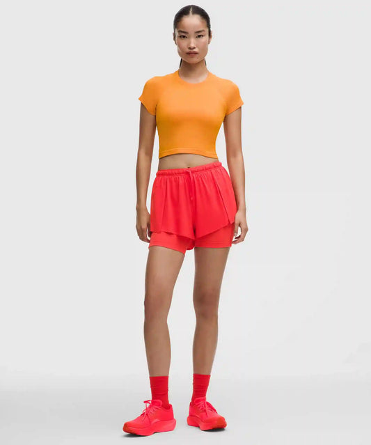 Lightweight 2-in-1 Running High-Rise Short