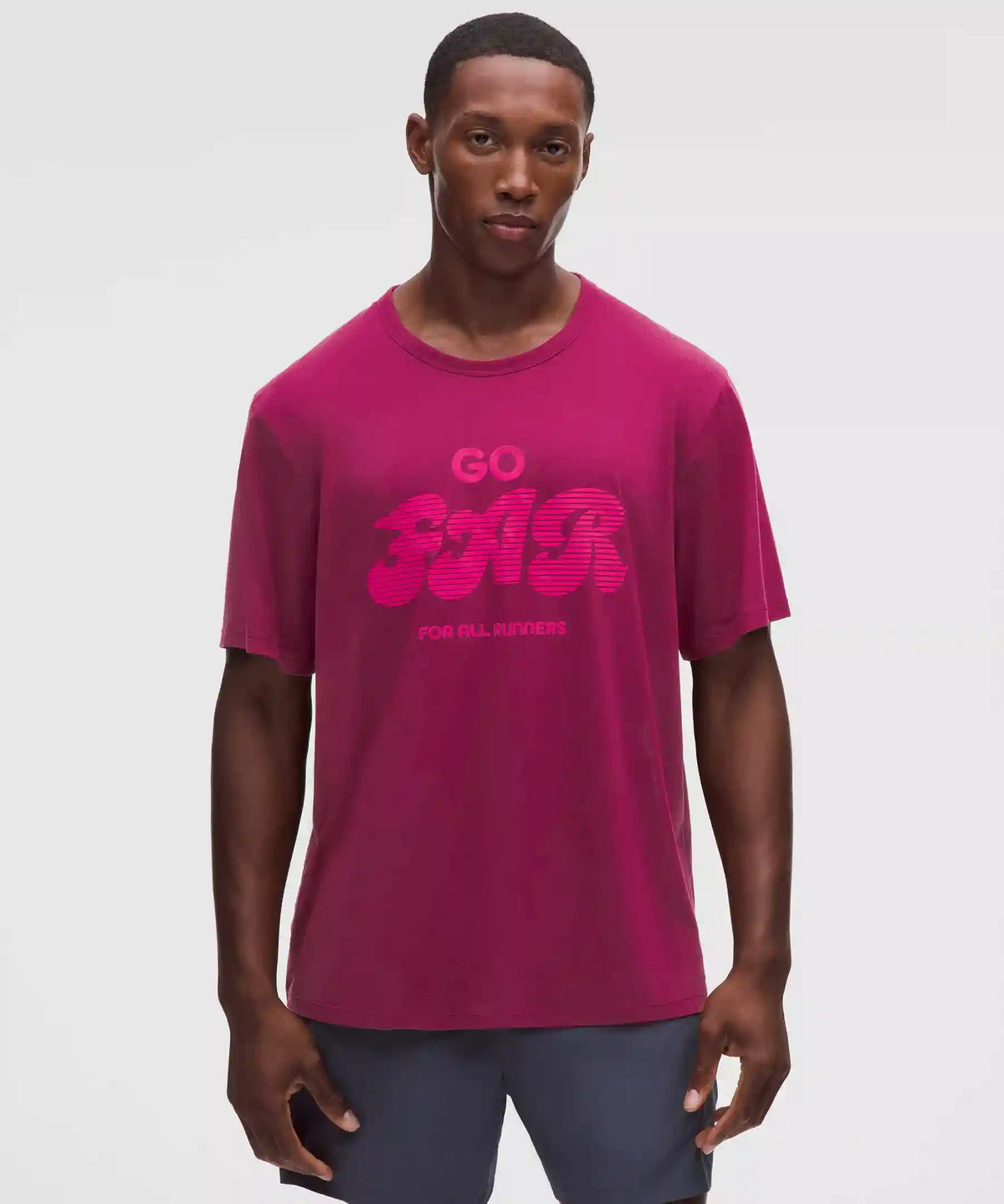 Mile Maker Mesh Short-Sleeve Shirt *Run Graphic