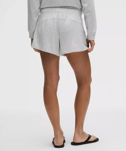BeCalm Mid-Rise Wide-Waistband Short 3"