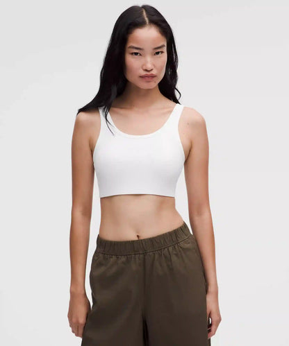 Nulu Ribbed Scoop-Neck Bra *Light Support, B/C Cup