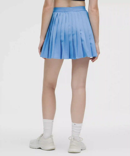 High-Rise Pleated Tennis Skirt *Long