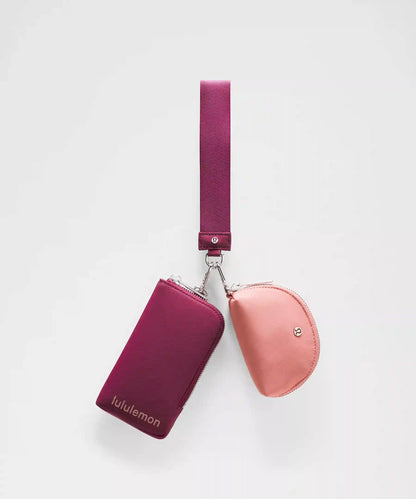 Dual Pouch Wristlet *Wallet