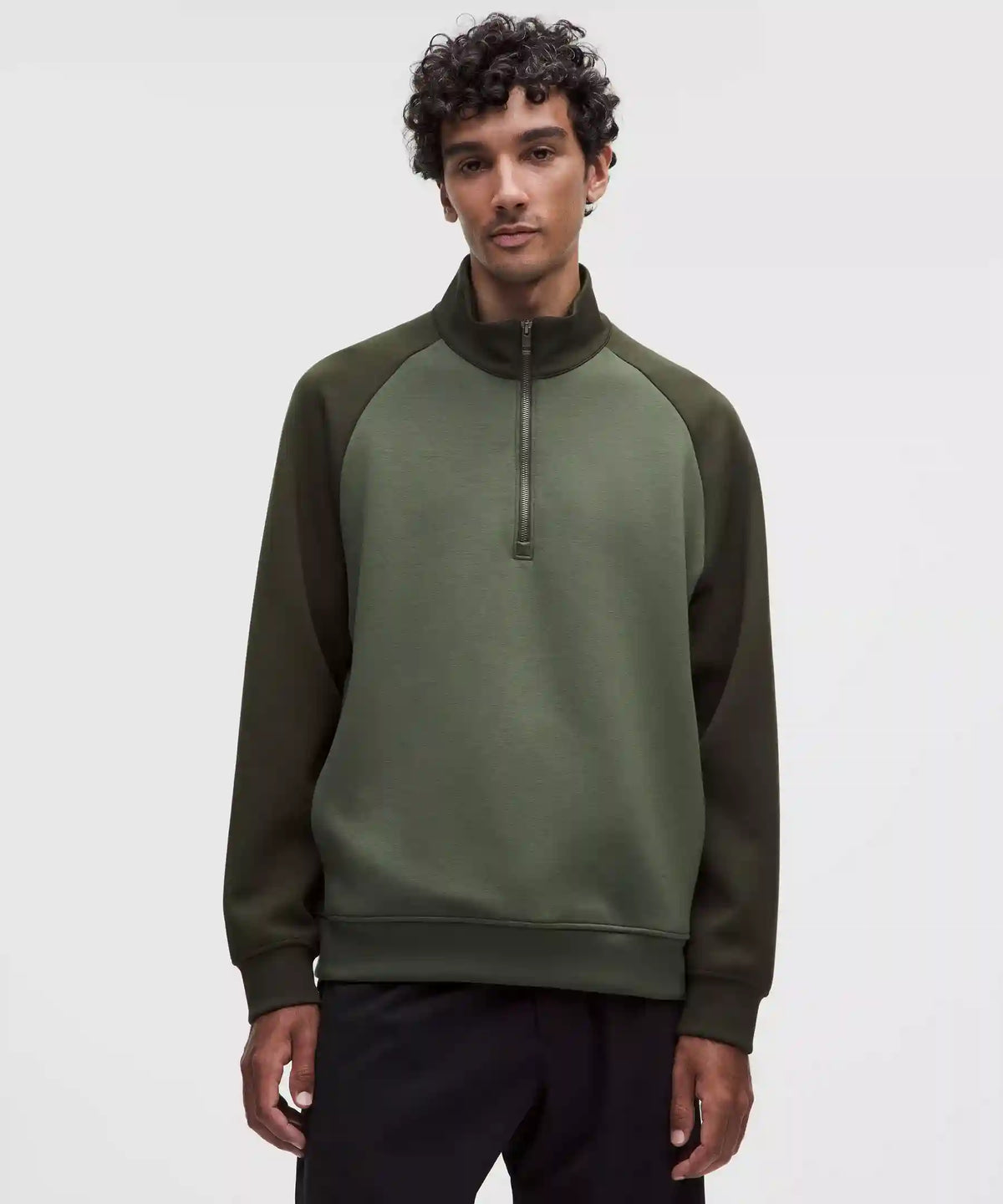 Smooth Spacer Half Zip *Colourblock