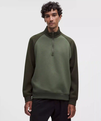 Smooth Spacer Half Zip *Colourblock