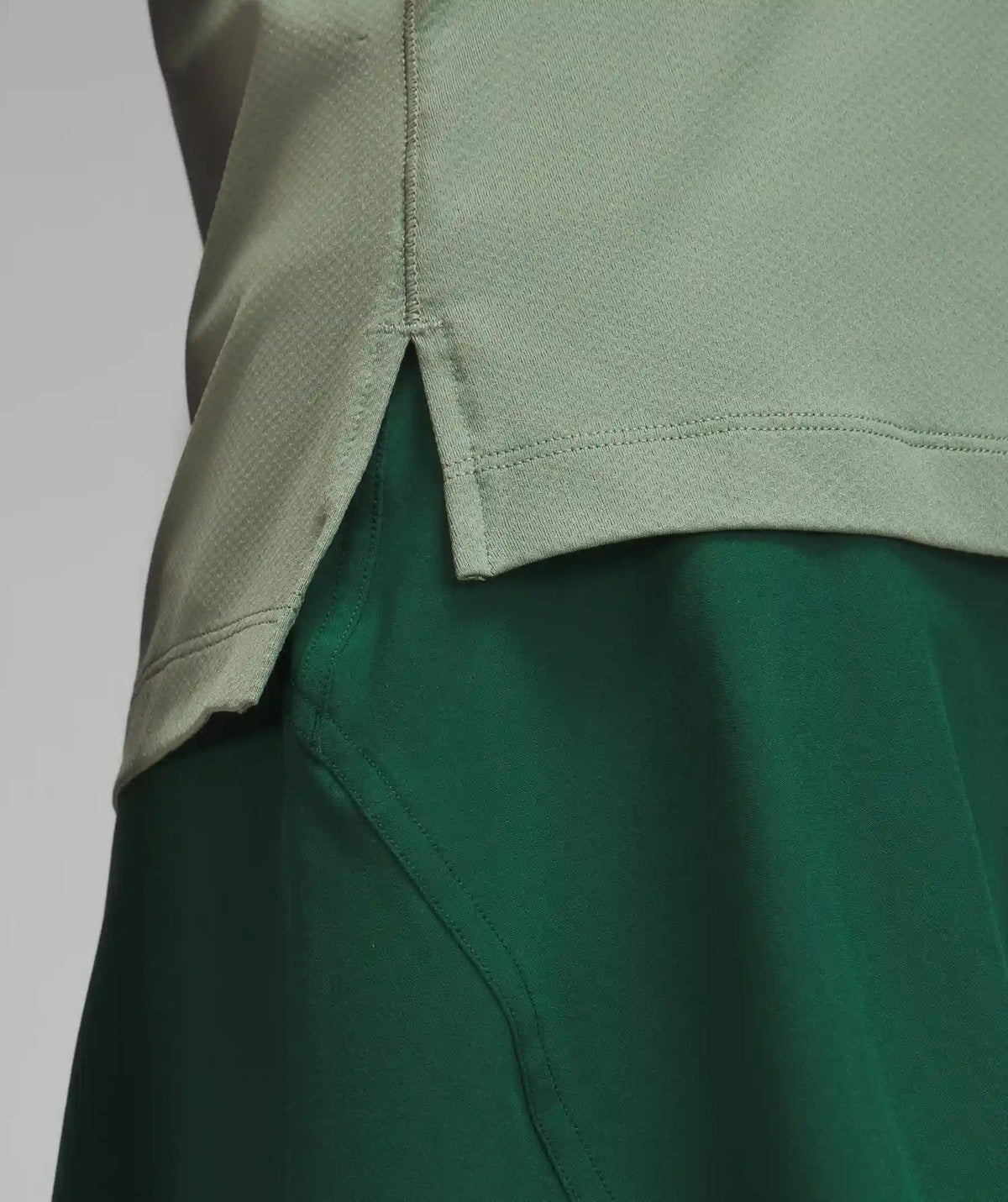 Quick-Dry Sleeveless Polo Shirt Straight Hem *Logo
