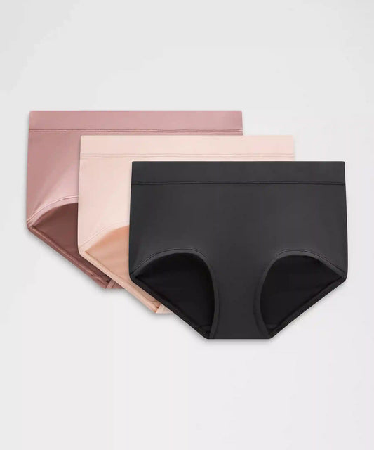 UnderEase Mid-Rise Boyshort Underwear 3 Pack