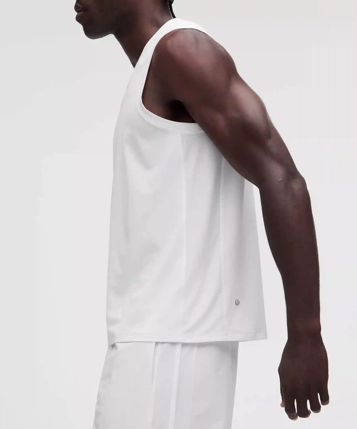 Pique Mesh-Panel Sleeveless Tennis Shirt