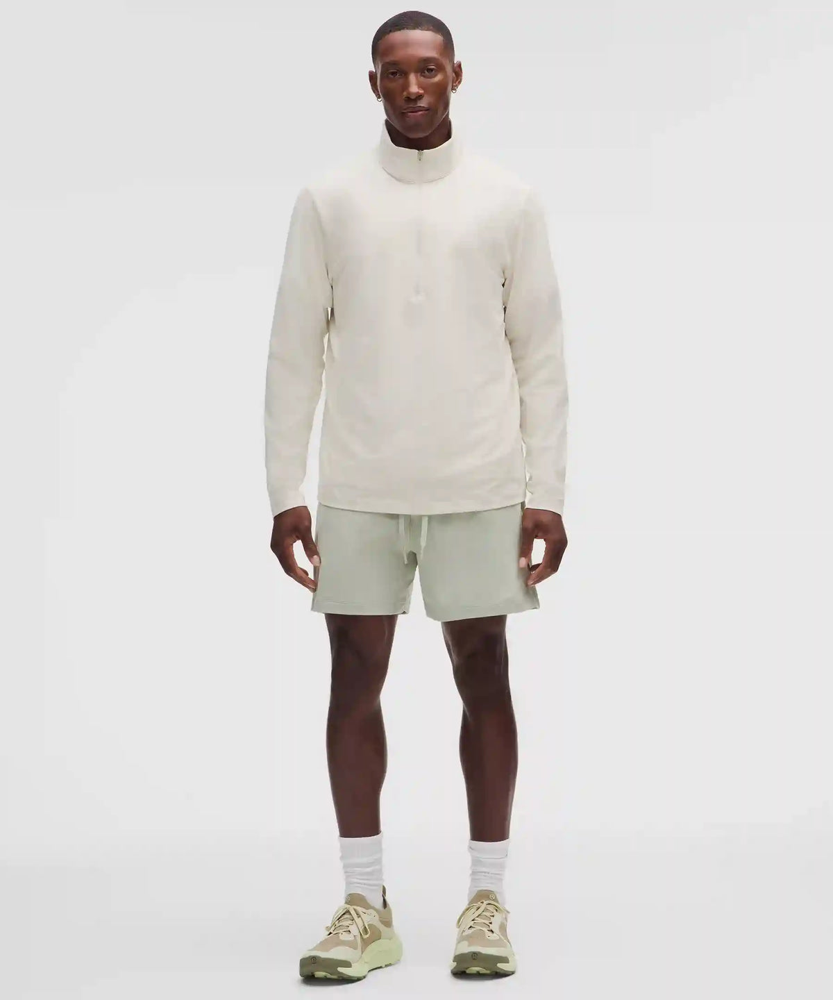 Mesh Soft Jersey Half Zip