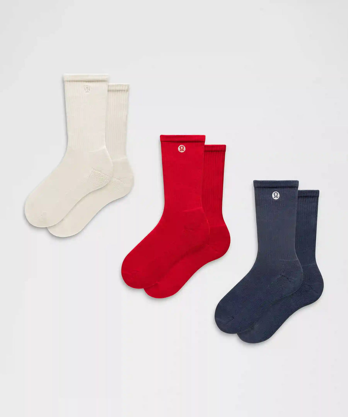 Unisex Daily Essential Crew Socks *3 Pack