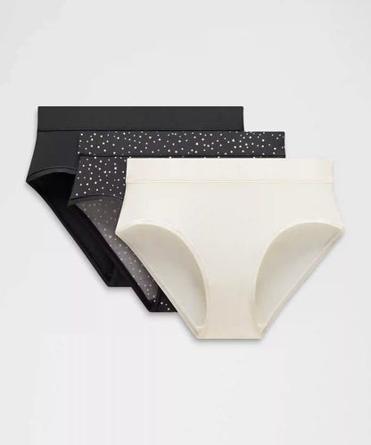 UnderEase High-Rise Bikini Underwear *3 Pack