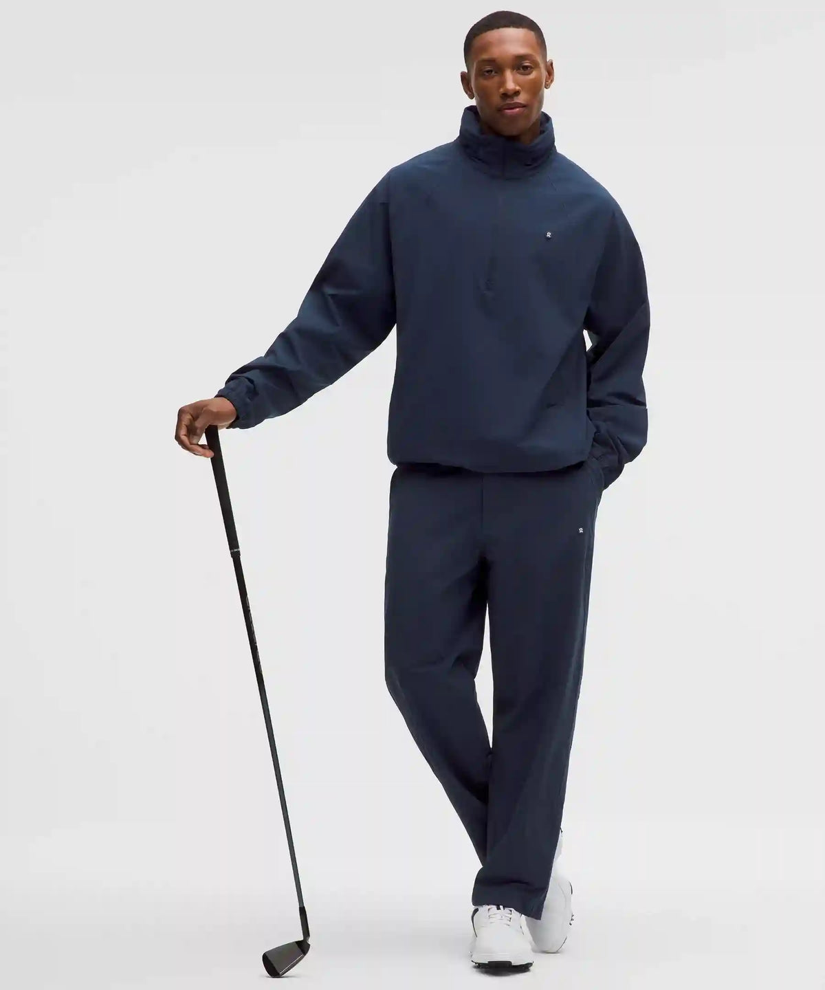 Water-Repellent Golf Half-Zip Pullover