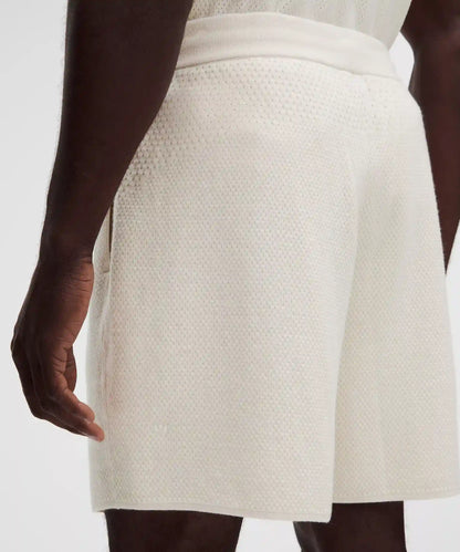 Cotton-Blend Knit Short 7"