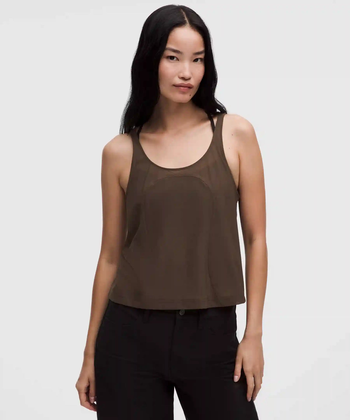 Stretch Mesh Relaxed-Fit Tank Top
