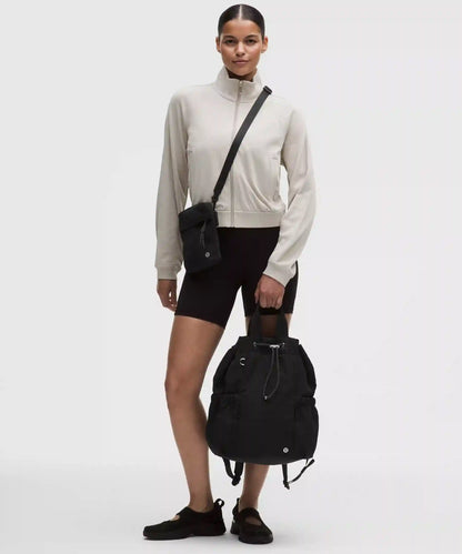 2-in-1 Drawstring Bucket Bag